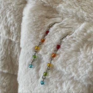 Glass Rainbow Earrings